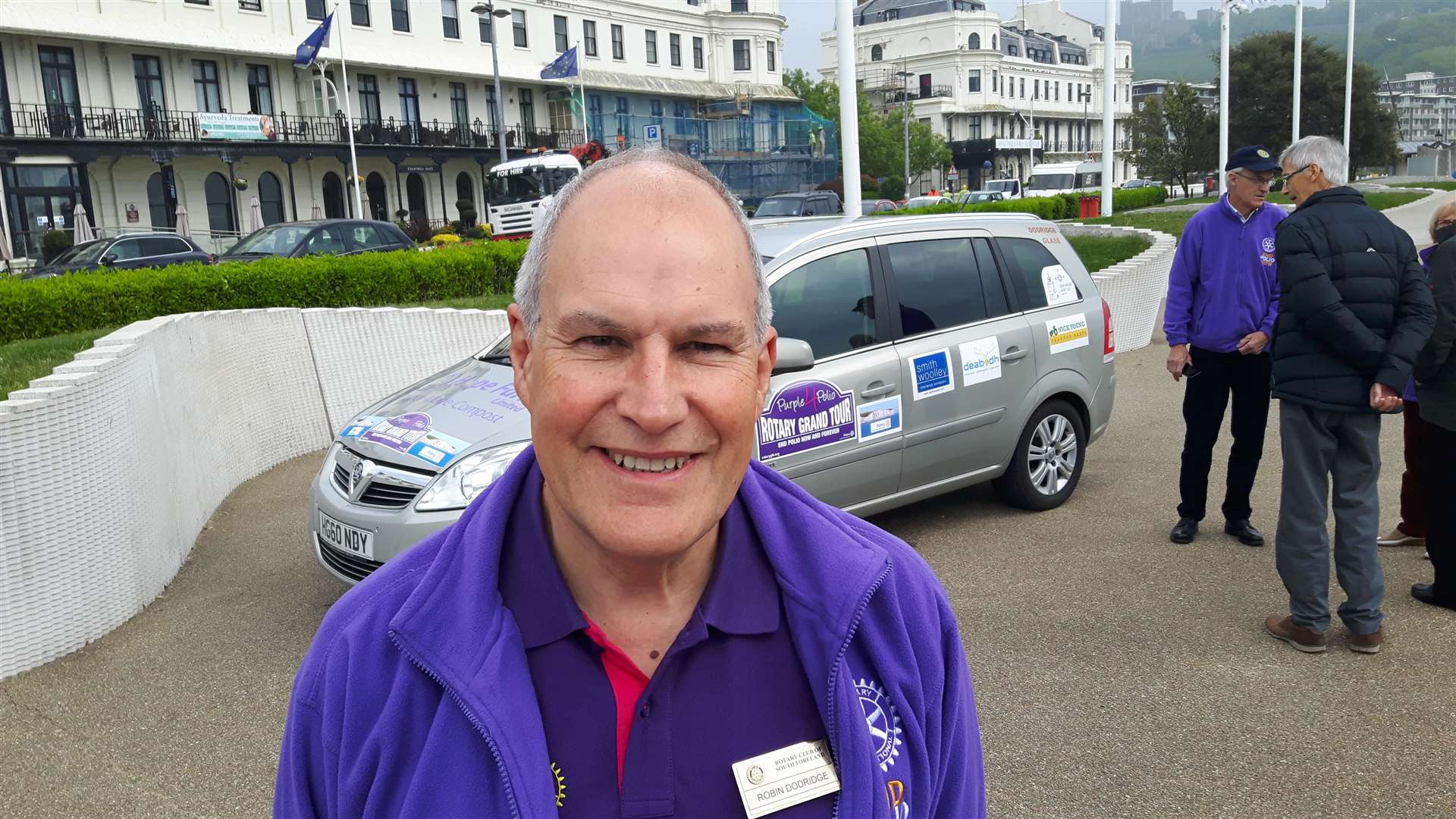 Robin Dodridge with his car Herdi.