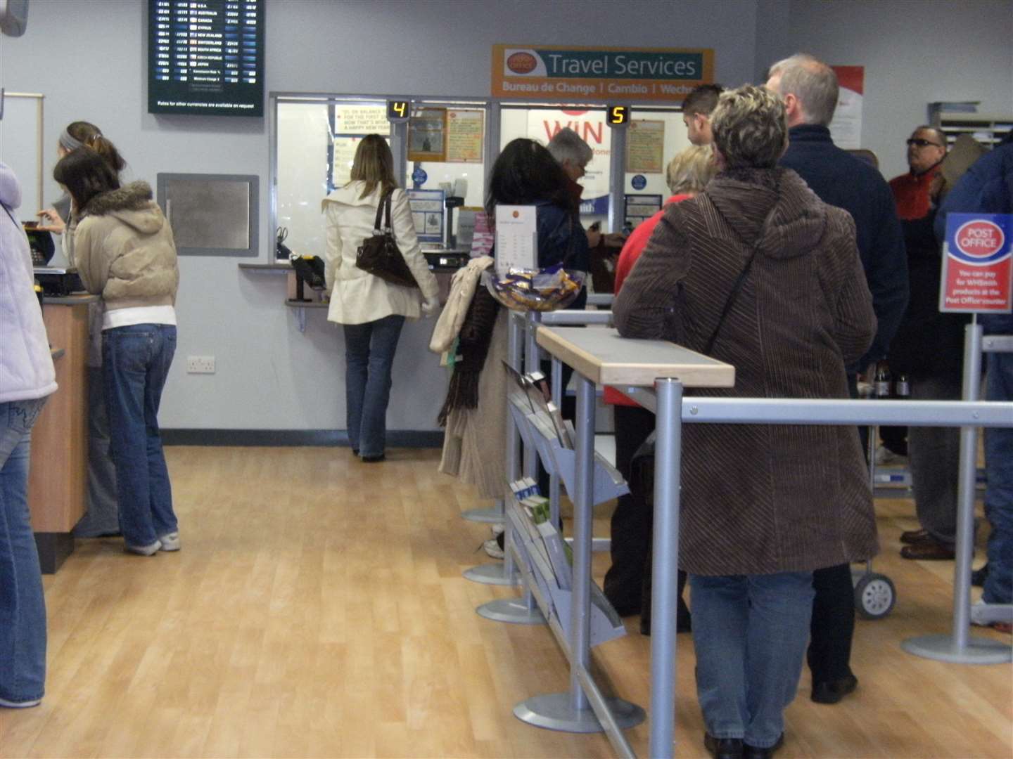 The Post Office within WHSmith shut earlier this year