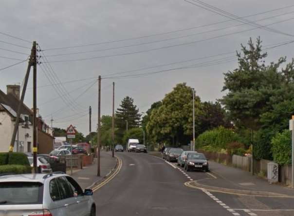 The burglary happened in St Mary's Road, Swanley. Picture: Google.