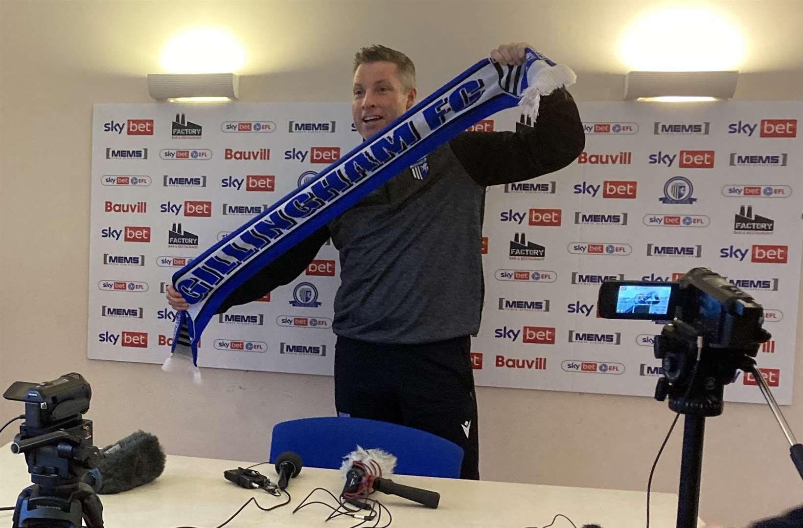 Neil Harris held his first pre-match press conference as Gillingham manager on Thursday. He takes his side to Ipswich Town this weekend