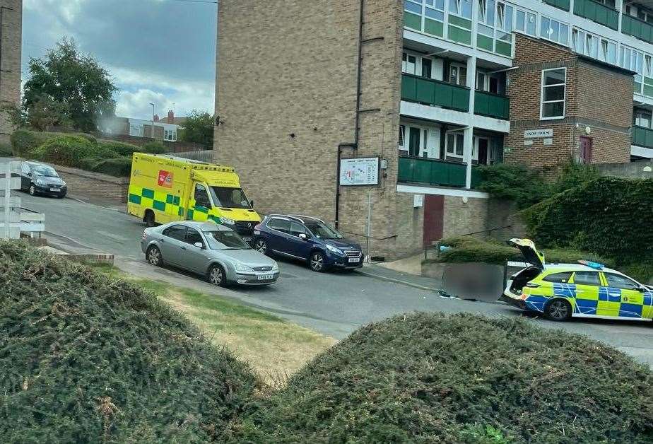 Three men have been arrested after an alleged assault at St Albans Close in Gillingham