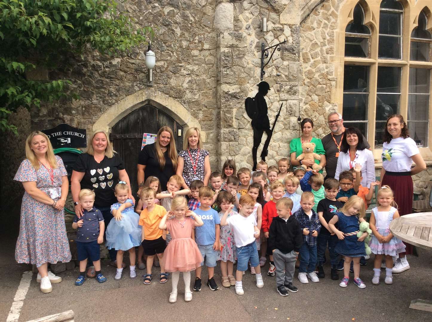 East Farleigh Preschool celebrated its last day on Monday, July 24. Picture: Angela Crisp