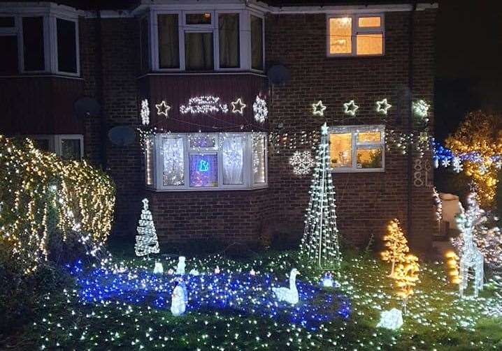 Gemma and David have been forced to bring their acrylic decorations inside due to thieves and vandals