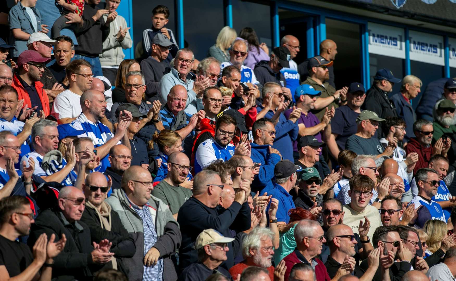 Gillingham sold out two sides of the ground on Saturday and the fans got to see another home win Picture: @Julian_KPI