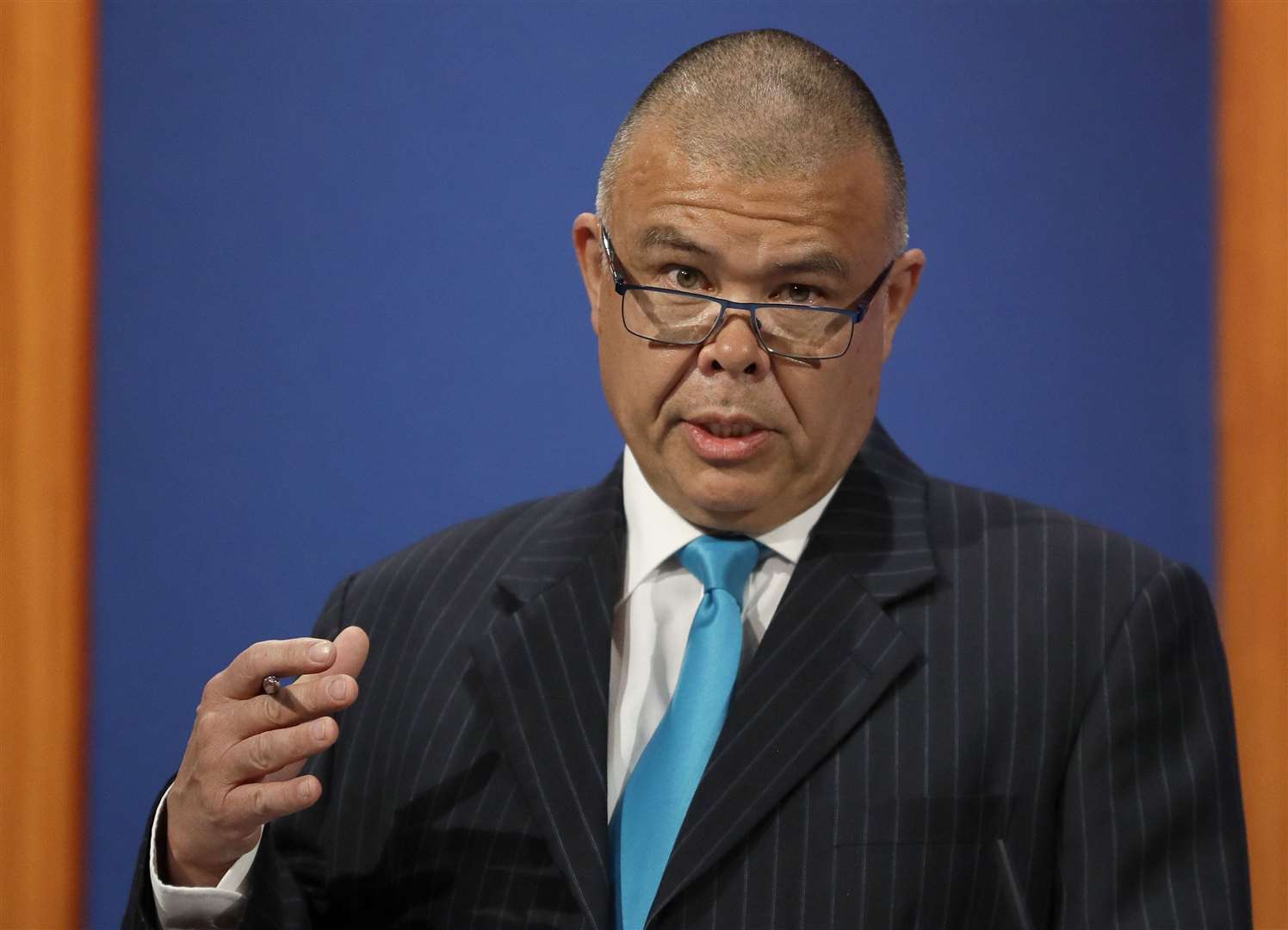 England’s deputy chief medical officer Professor Jonathan Van Tam speaking during a Downing Street briefing (Kirsty Wigglesworth/PA Images)