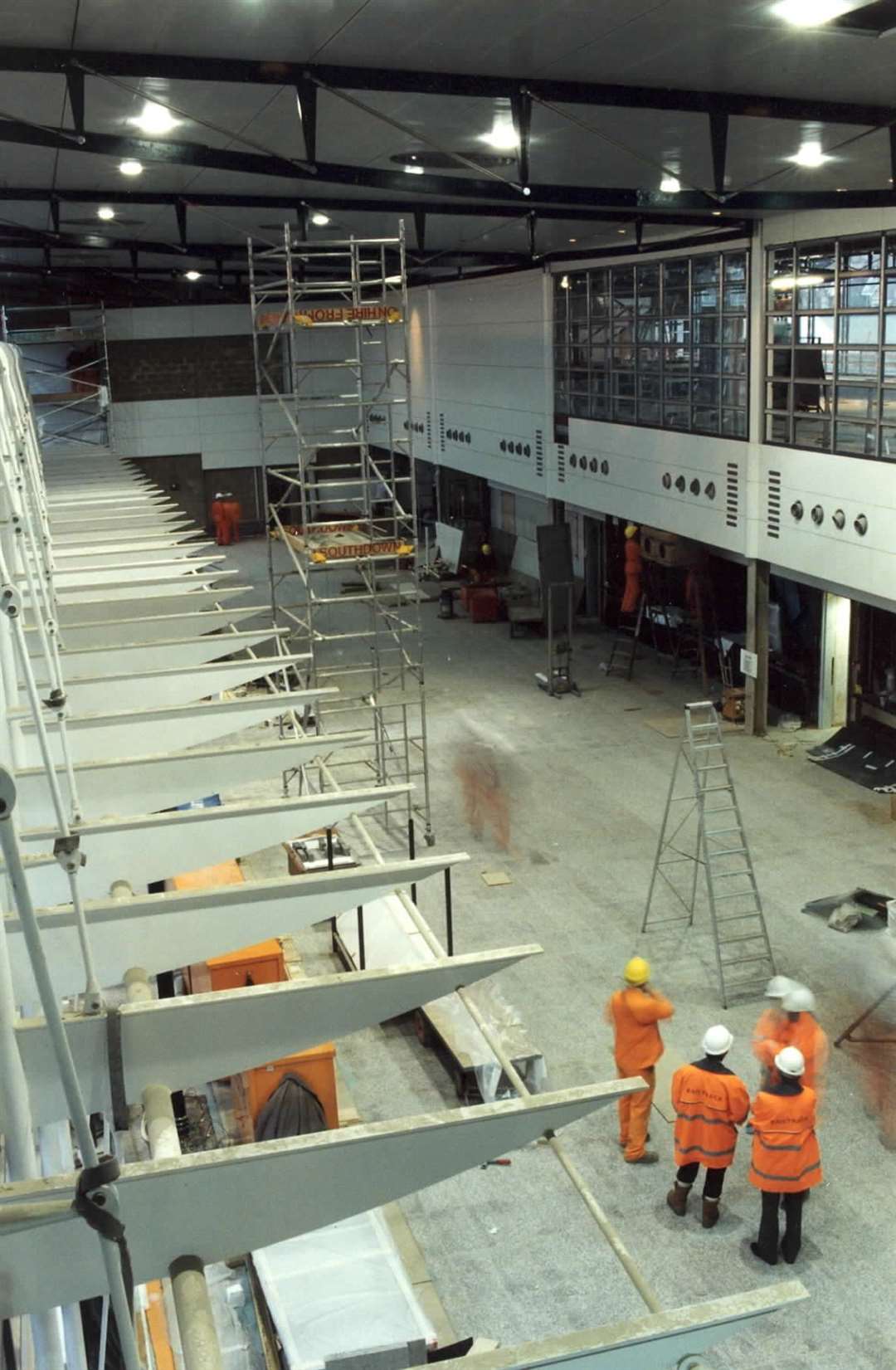 A whole new departure lounge was built to accommodate Eurostar passengers