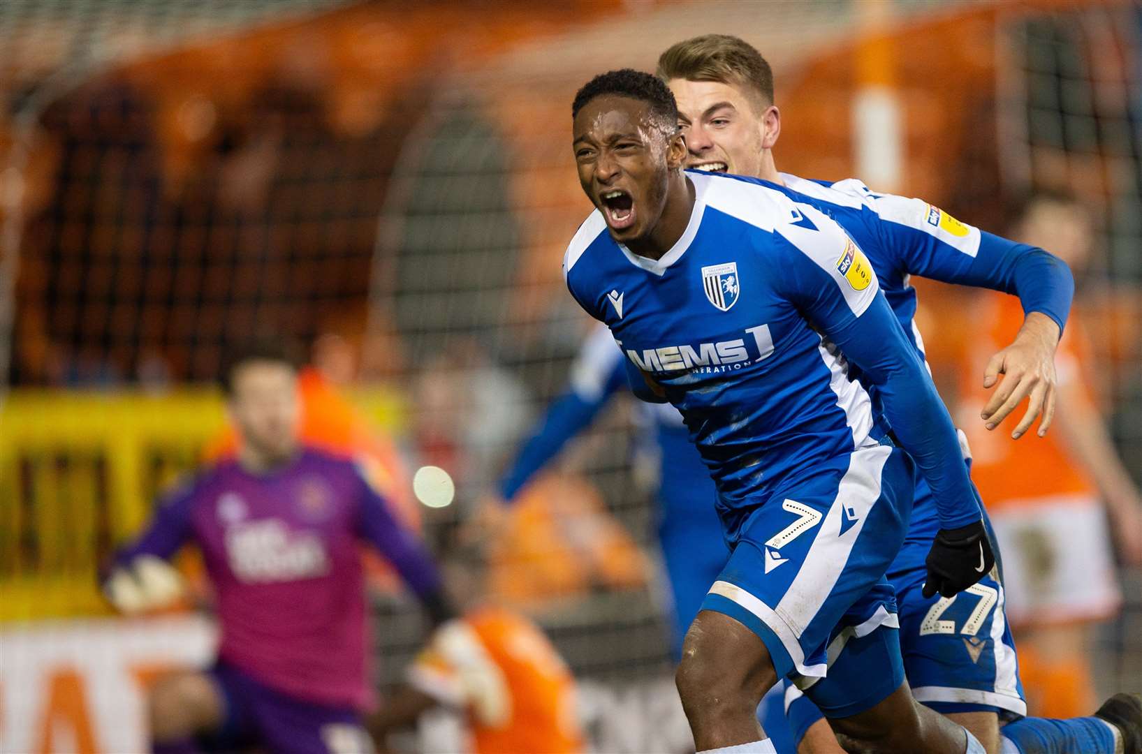 Brandon Hanlan celebrates what turned out to be the winning goal Picture: Ady Kerry