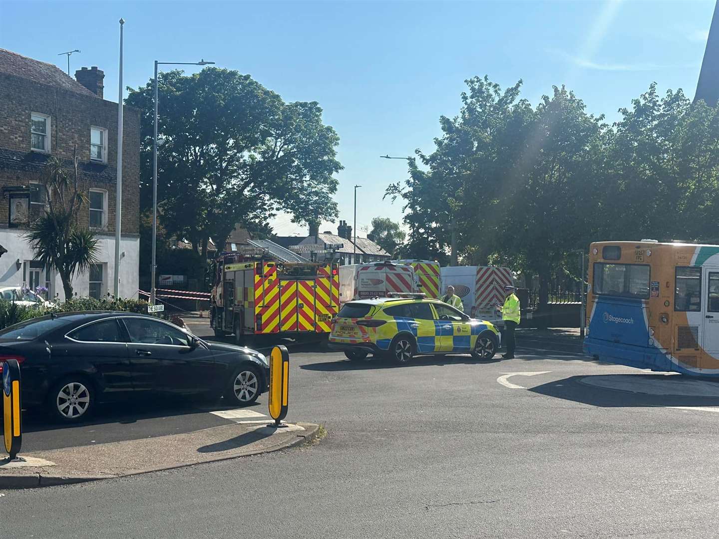 Park Lane in Birchington is closed in both directions whilst emergency repairs take place. Picture: Duncan Forster