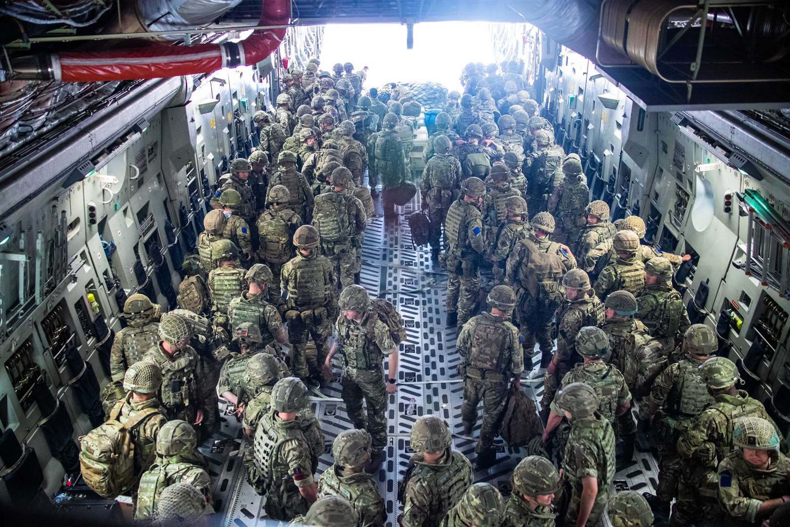 16 Air Assault Brigade arriving in Kabul (Leading Hand Ben Shread/MoD/Crown Copyright/PA)