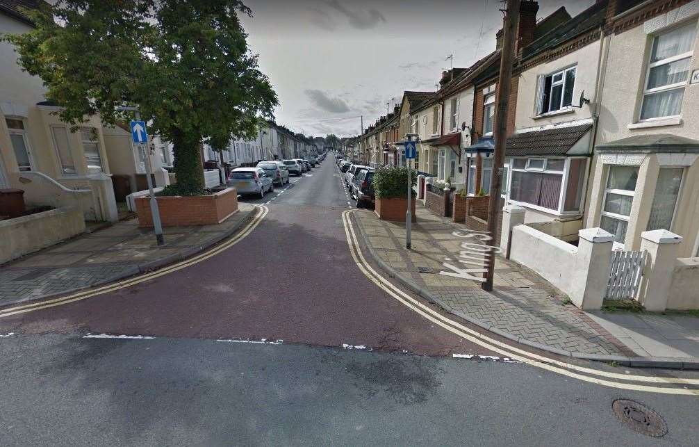 The incident happened in King Street, Gillingham. Picture: Google Streeview