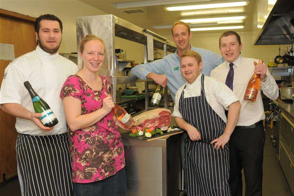 Harry Deverill, chef, Victoria McCabe, General manager, Alex Burden, owner, Vitalijs Kaneps, head chef and Wojtek Janik, restaurant manager