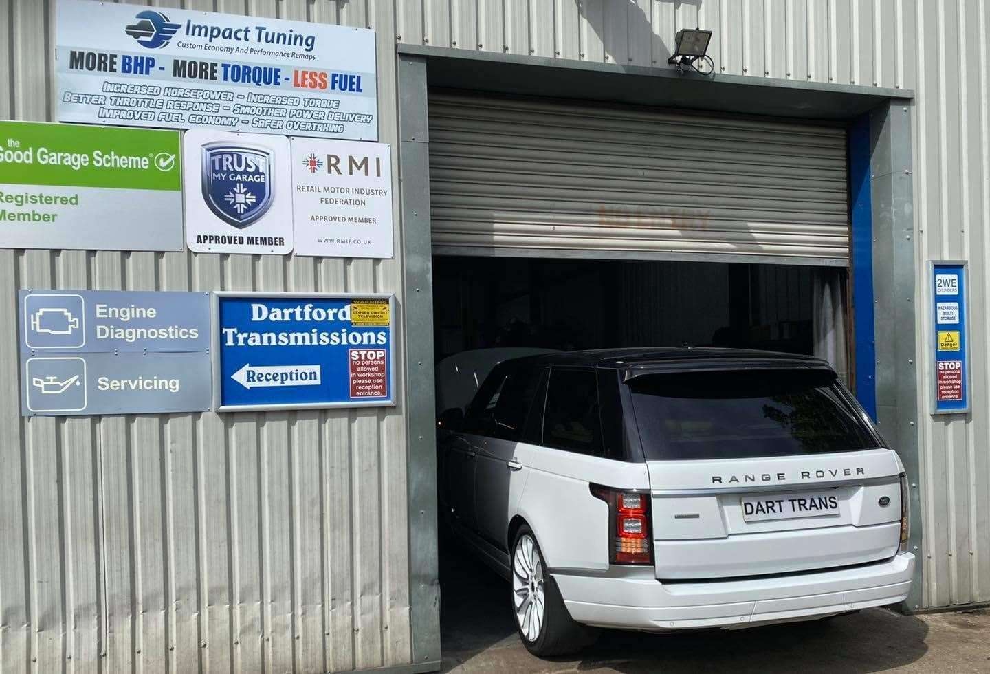 The Dartford Transmissions business where the package was stolen from