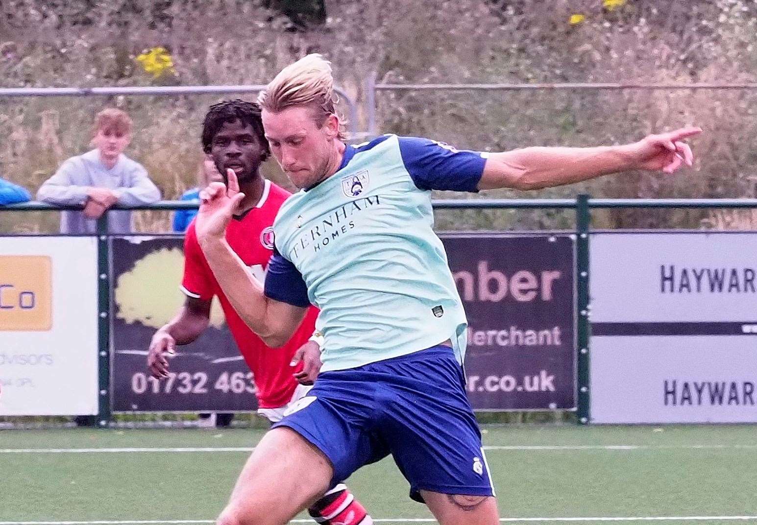 Tonbridge, pictured here in their new away kit, start the season at Worthing on August 5. Picture: David Couldridge.