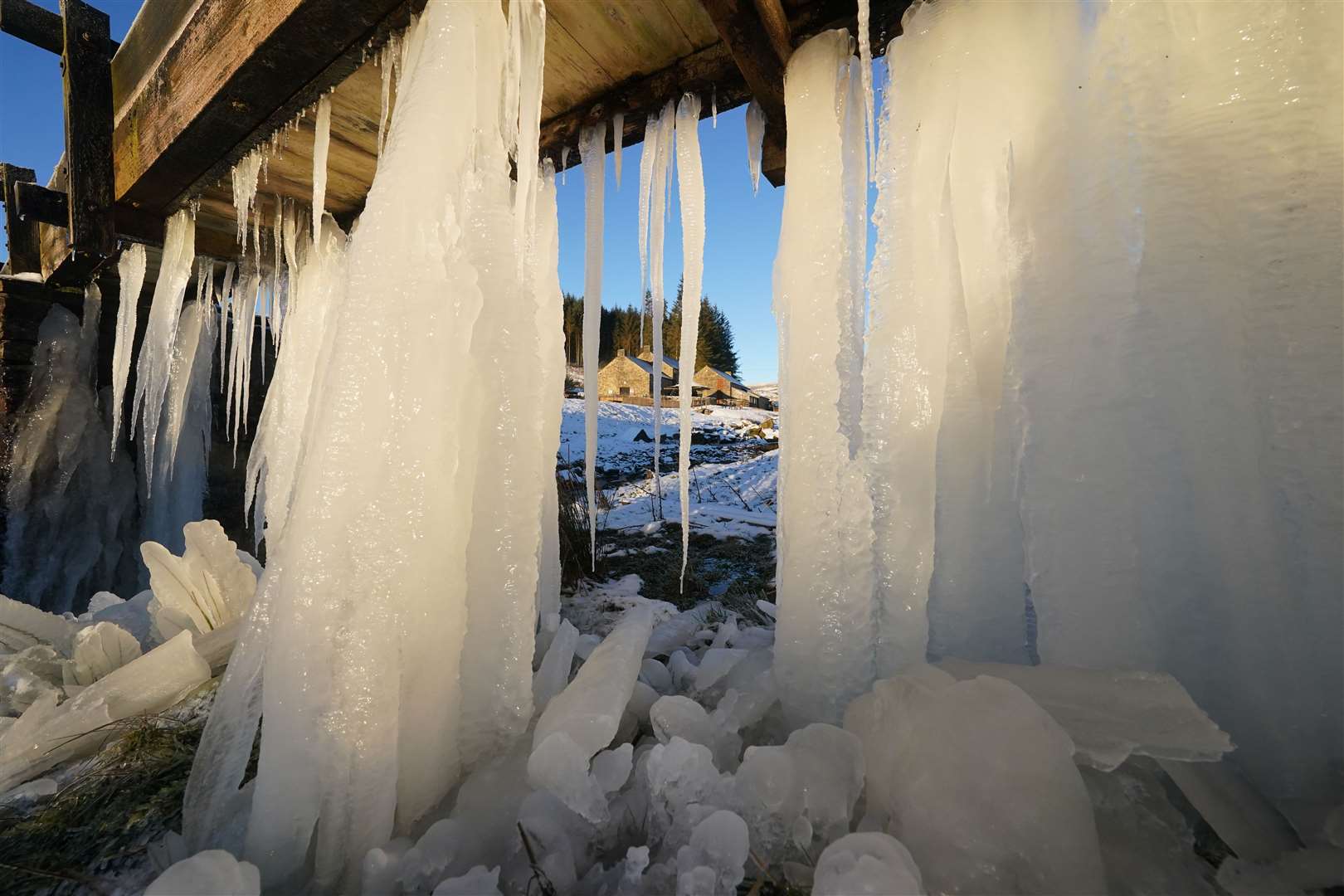 The storm will replace freezing conditions which have gripped the country over the past week (Owen Humphreys/PA)