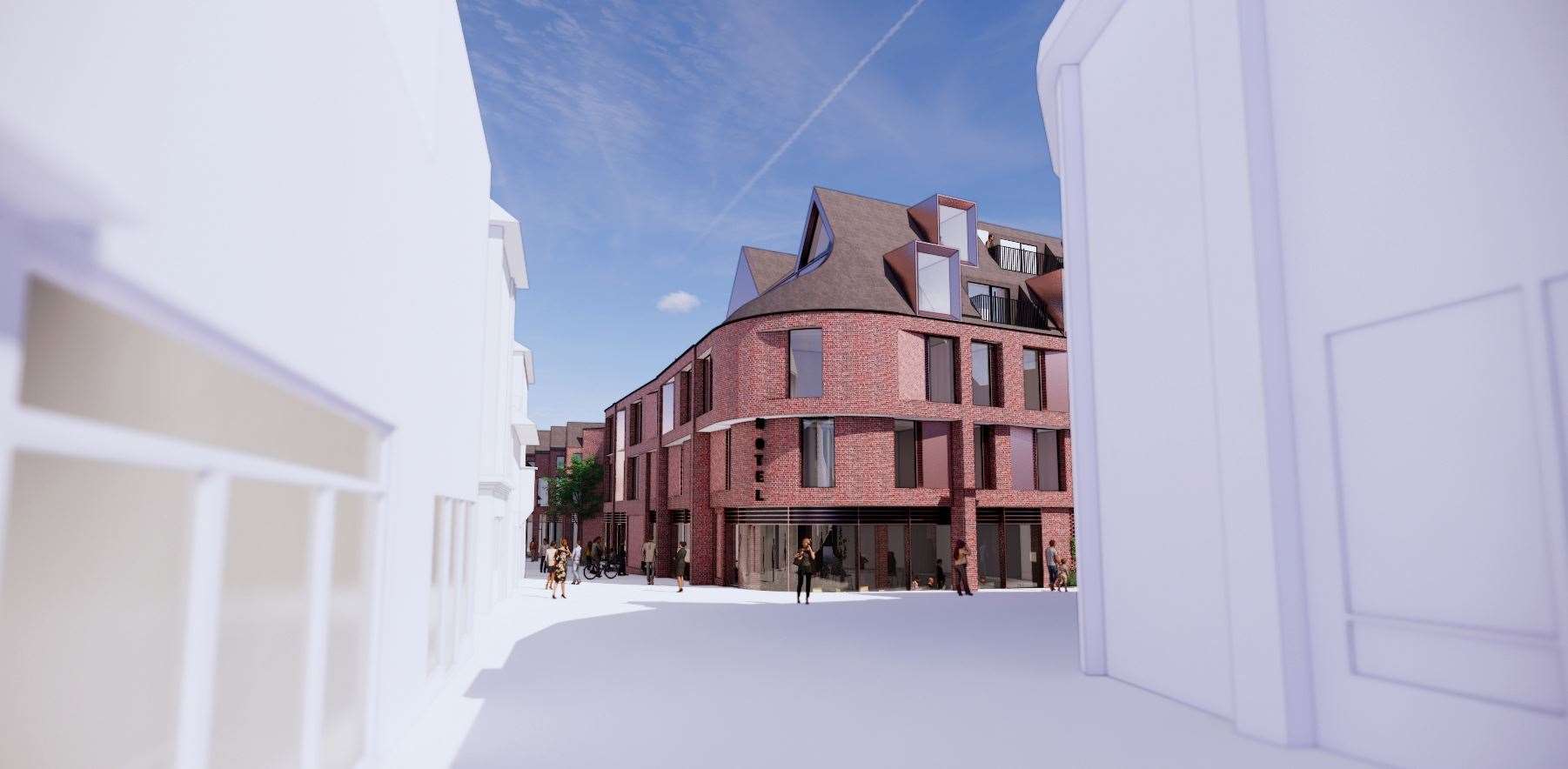 How the hotel development could look. Picture: Hollaway