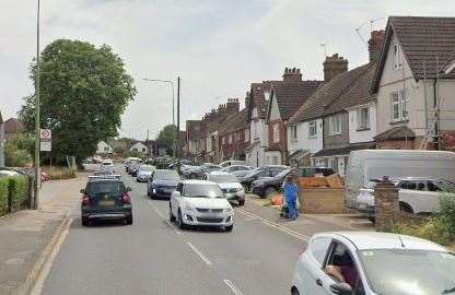 The pensioner was approached outside a property near London Road, Swanley. Picture: google Street View