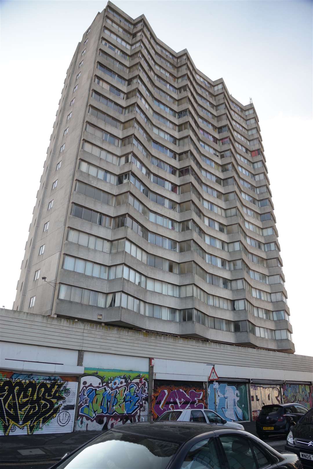 Residents have had to navigate the stairs of the lofty building for nearly a week