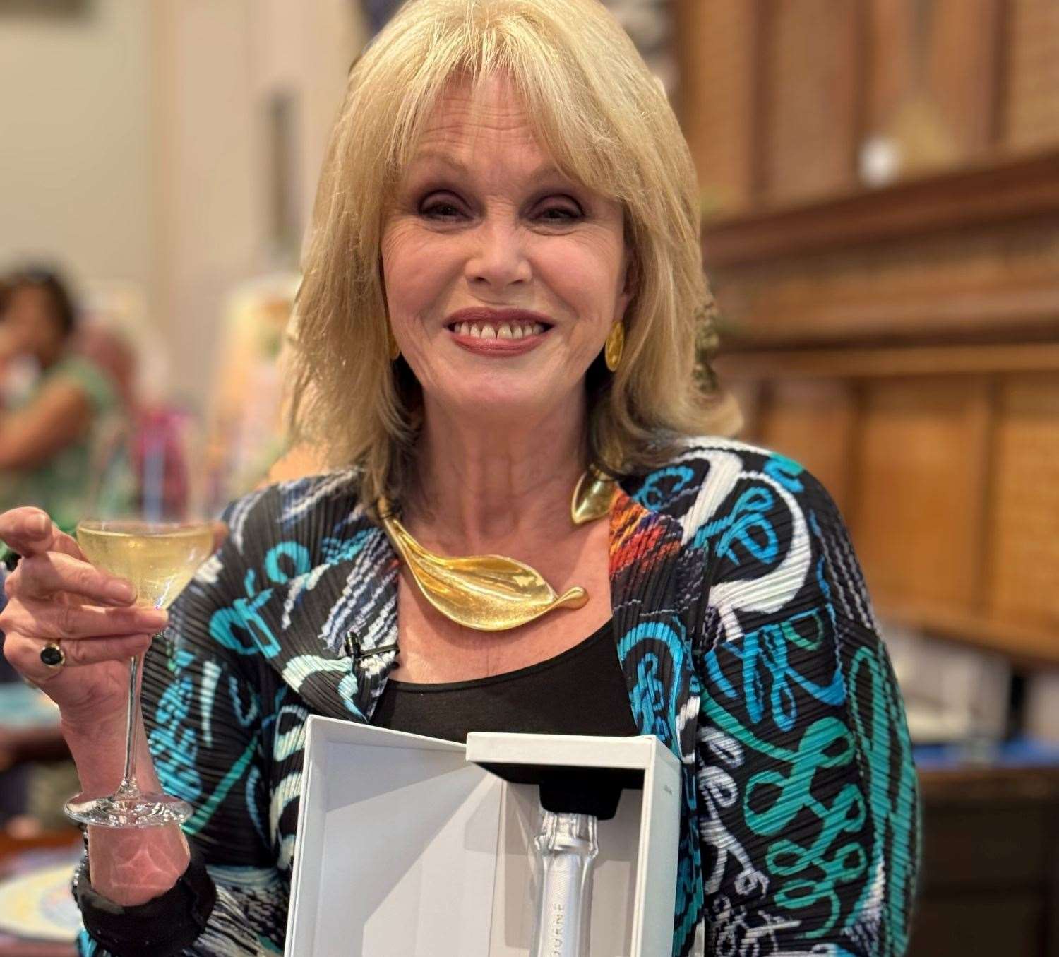 Absolutely Fabulous star Joanna Lumley took a trip to Tenterden High Street for the fundraiser. Picture: Sue Ferguson