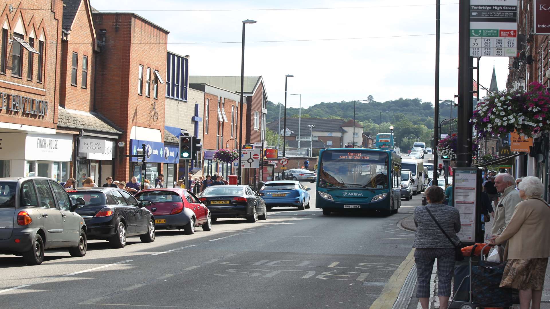 The operation took place in Tonbridge High Street