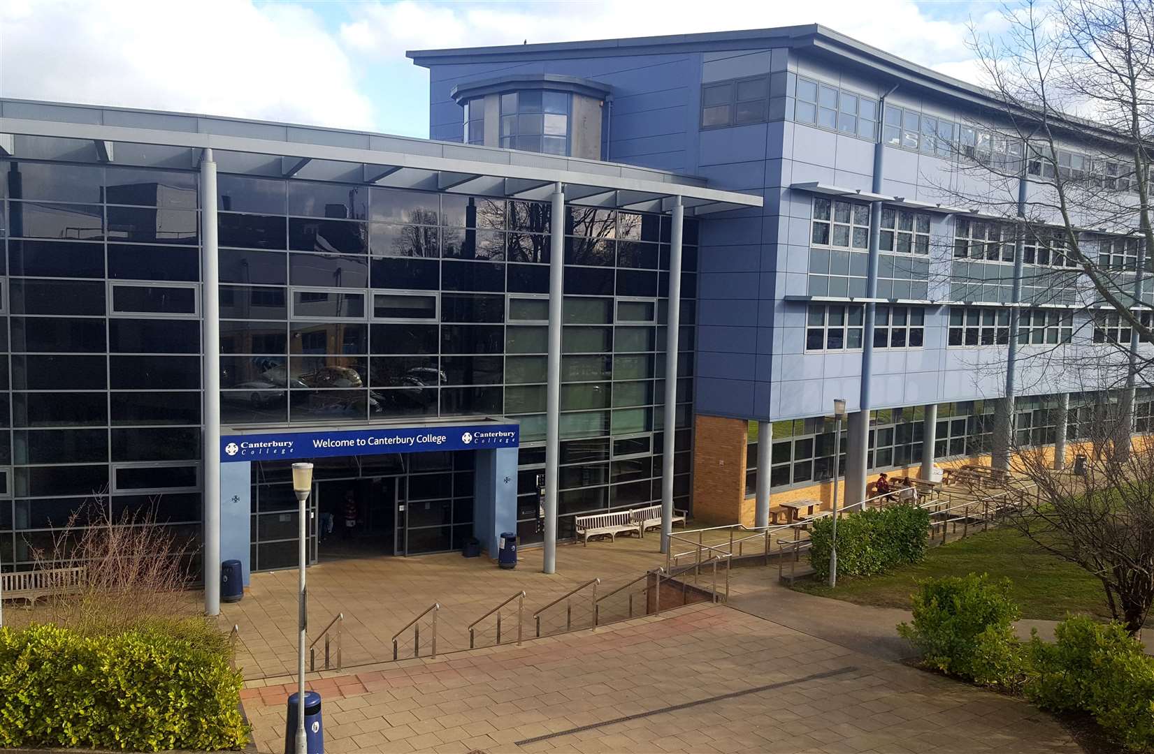 Canterbury College in New Dover Road, Canterbury