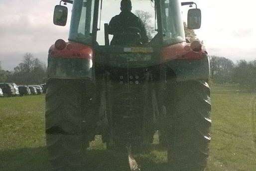 Tractors had to pull hundreds of cars from the mud