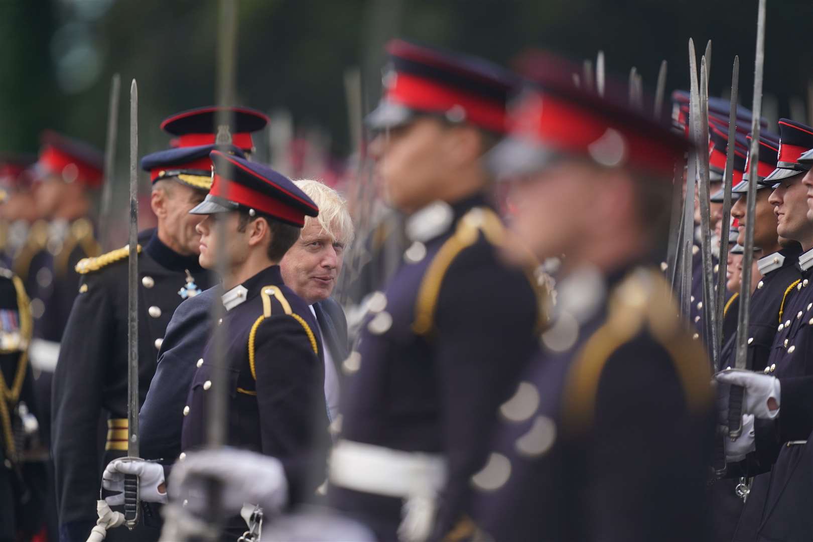 Prime Minister Boris Johnson was representing the Queen (Steve Parsons/PA)