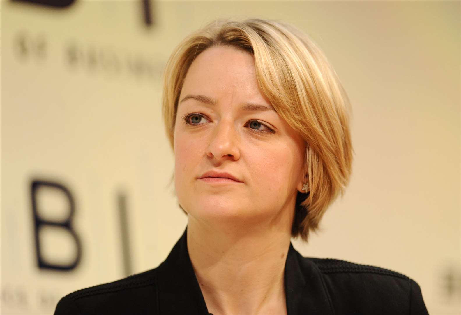 Laura Kuenssberg was heard saying ‘he didn’t answer the question’ (Dominic Lipinski/PA)