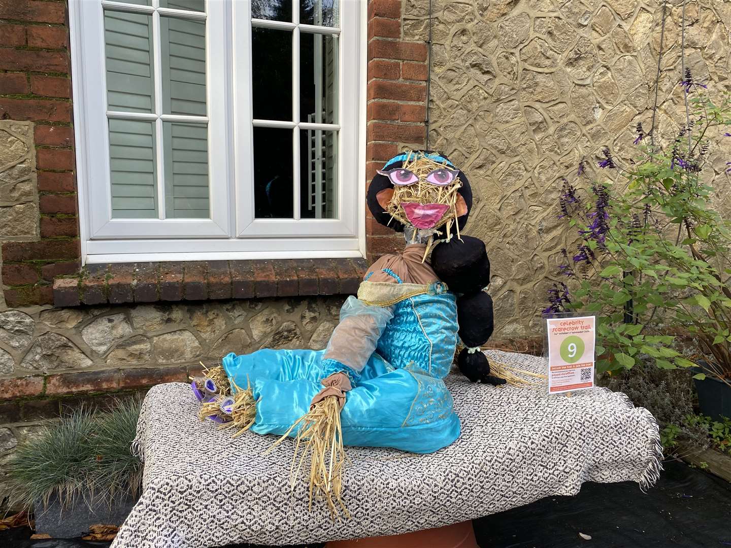 Princess Jasmine in Offham Primary School's Scarecrow Walk