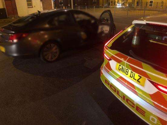 Kent Police was called to a report that a car had been stolen in Rosebery Road, Gillingham. Picture: Kent Police RPU (4642212)