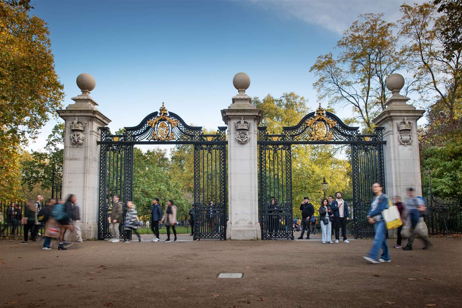 Marlborough Gate in St James’s Park where a statue of the Queen is set to be located in her honour (Malcolm Reading Consultants/Emily Whitfield-Wicks/PA)