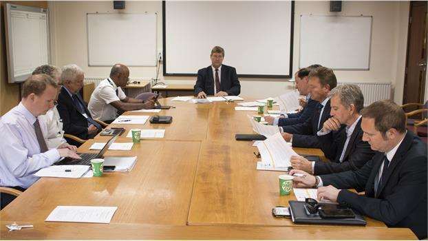 A meeting of Dover's Brexit Taskforce. Picture: Dover District Council.