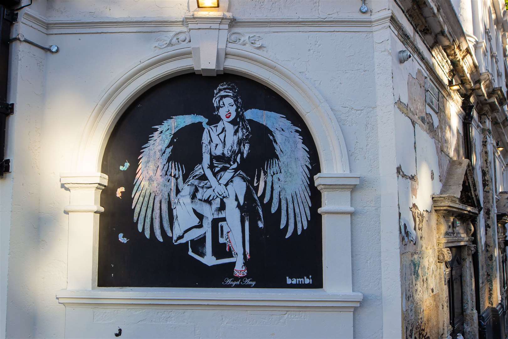 The new Amy Winehouse artwork appeared the day before what would have been the singer’s 41st birthday (Ginnypa/Koko)