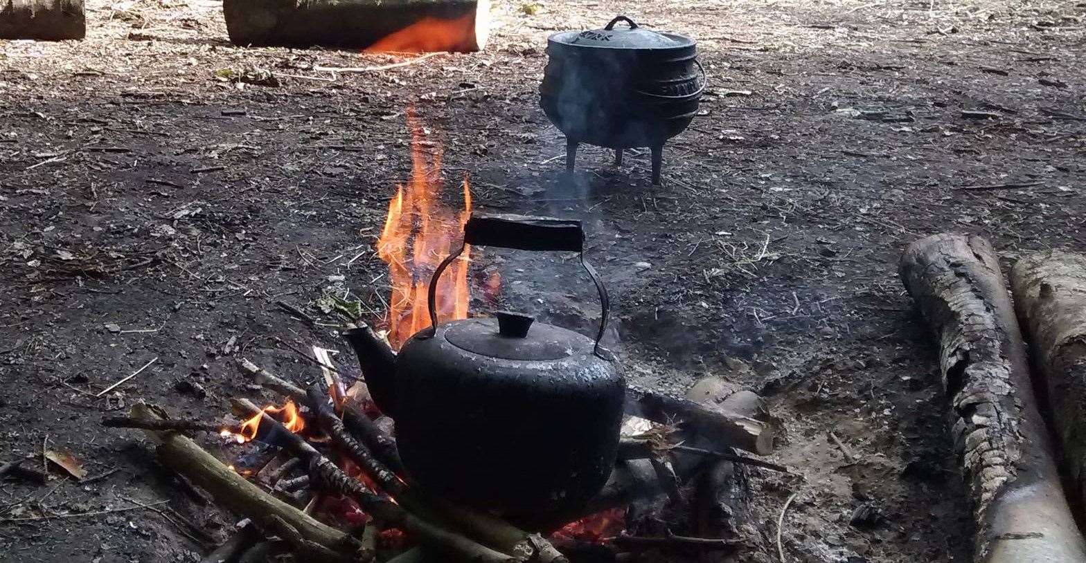 What a better way than for your children to spend time out in the woods and fresh air than learning new skills and working as a team to build a survival camp?