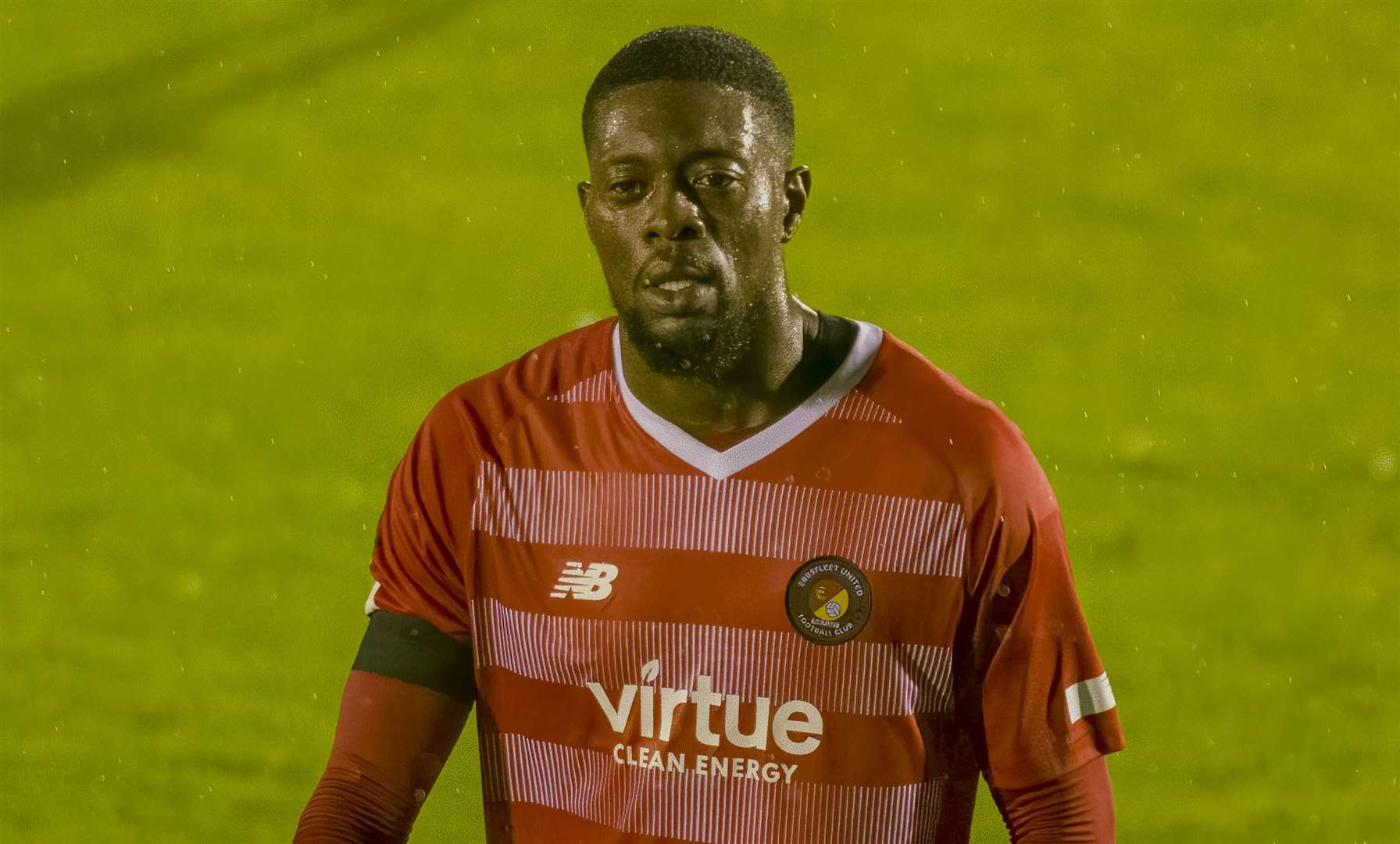 Ebbsfleet striker Rakish Bingham - brings more to the team than just goals. Picture: Ed Miller/EUFC