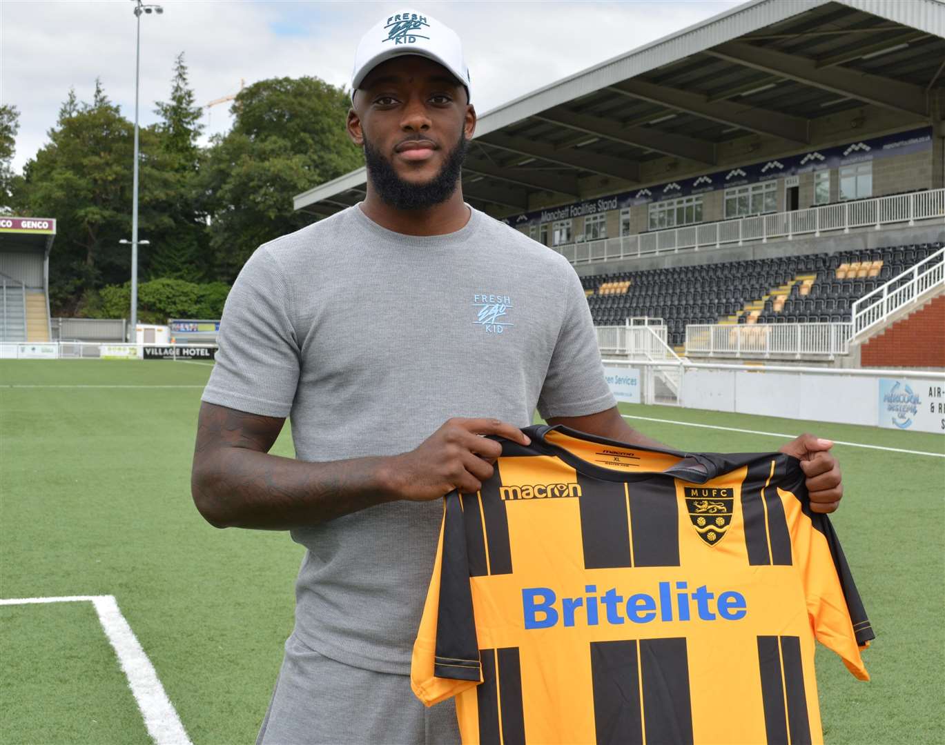 New Maidstone striker Shamir Mullings. Picture: Maidstone United FC (2972040)