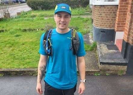 Marathon hopeful Adam Bevis from Orpington