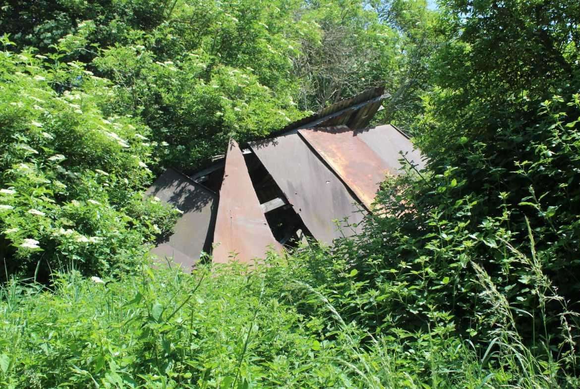 Many of the huts were intended to be temporary and built to fold inwards in the event of an explosion to prevent the further spread of fires