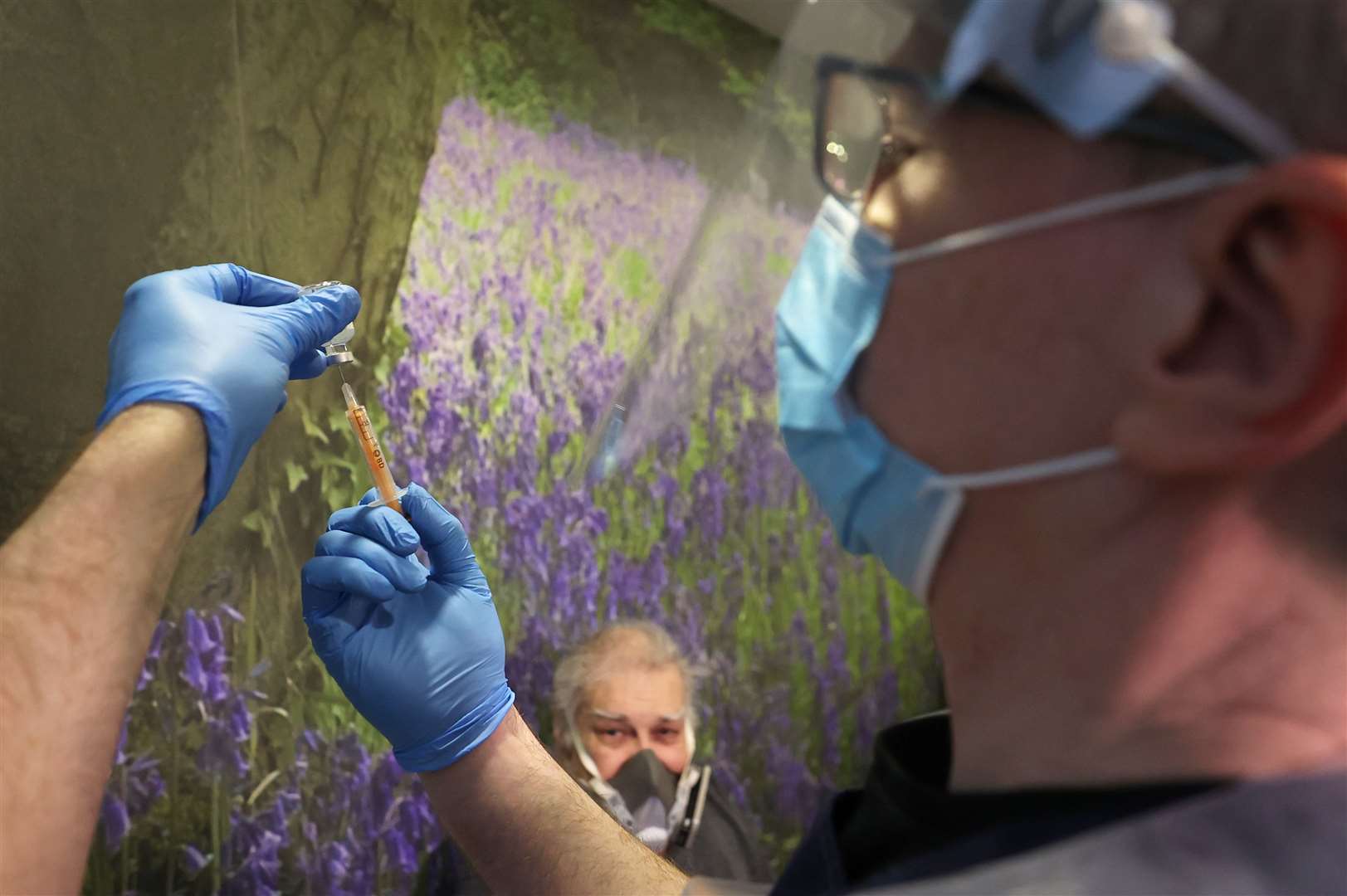 GP Dr Michael McKenna administered some of the first Oxford vaccinations and has a full clinic booked for Tuesday (Liam McBurney/PA)