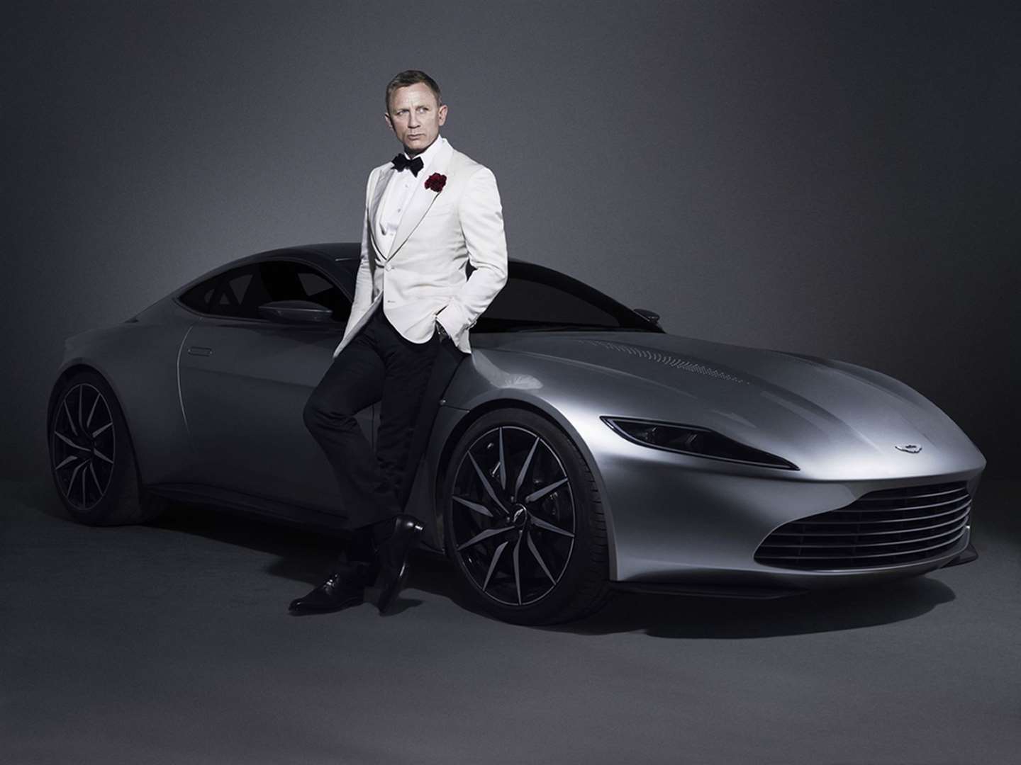 Daniel Craig with an Aston Martin DB10 (MGM/PA)