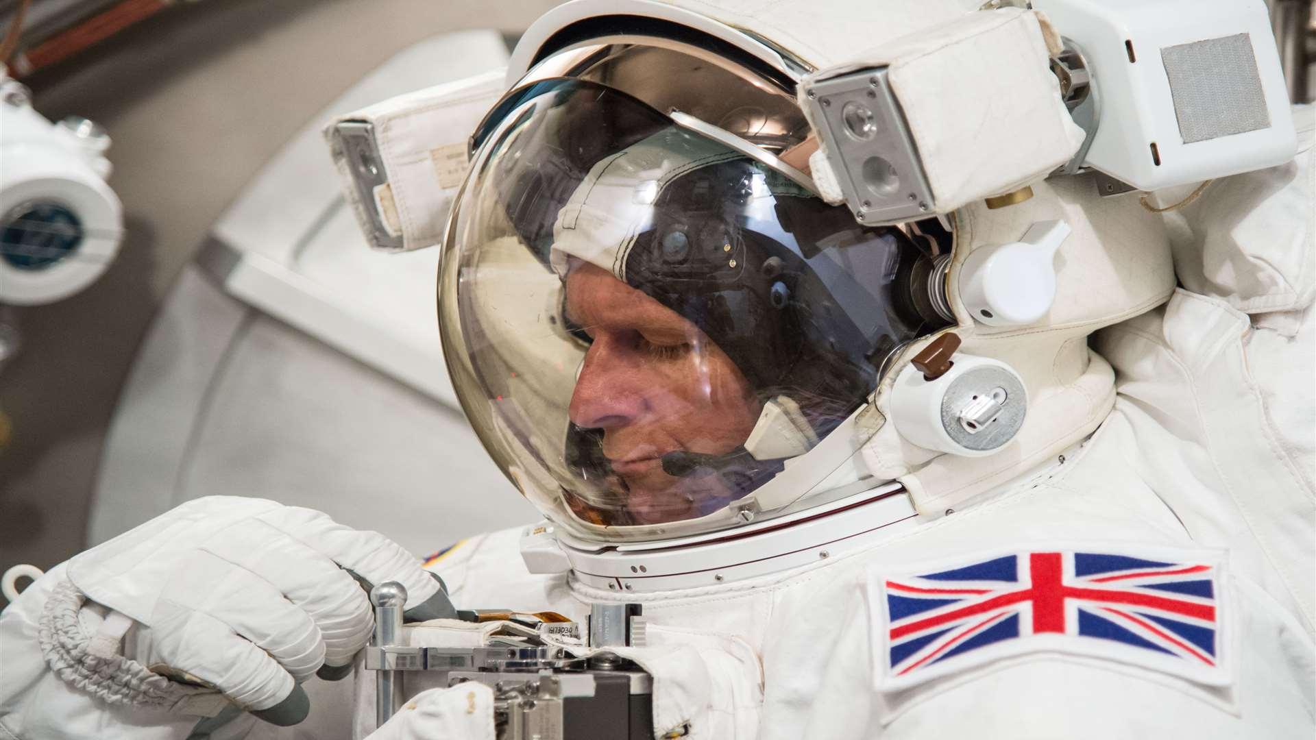 ESA astronaut Tim Peake during training at NASA's Johnson Space Center in Houston in the United States Picture: ESA