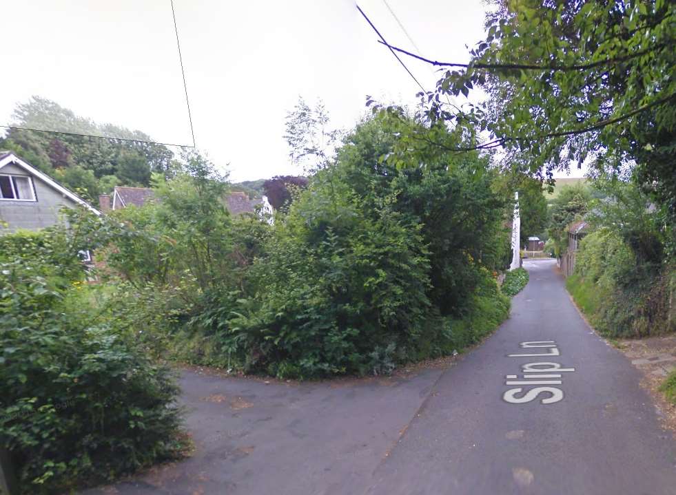 Slip Lane, Alkham. Picture: Google