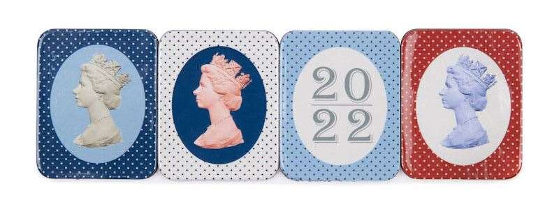 The fridge magnet set featuring Arnold Machin’s famous design (Royal Collection Trust/HM Queen Elizabeth II 2022/PA)