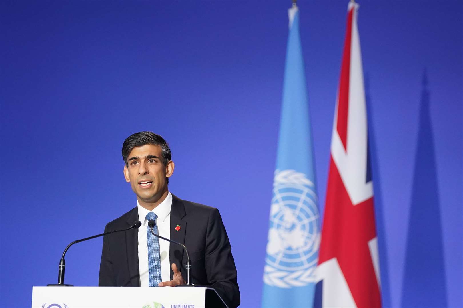 Chancellor Rishi Sunak outlined plans to ‘mobilise private finance’ for tackling climate change (Stefan Rousseau/PA)