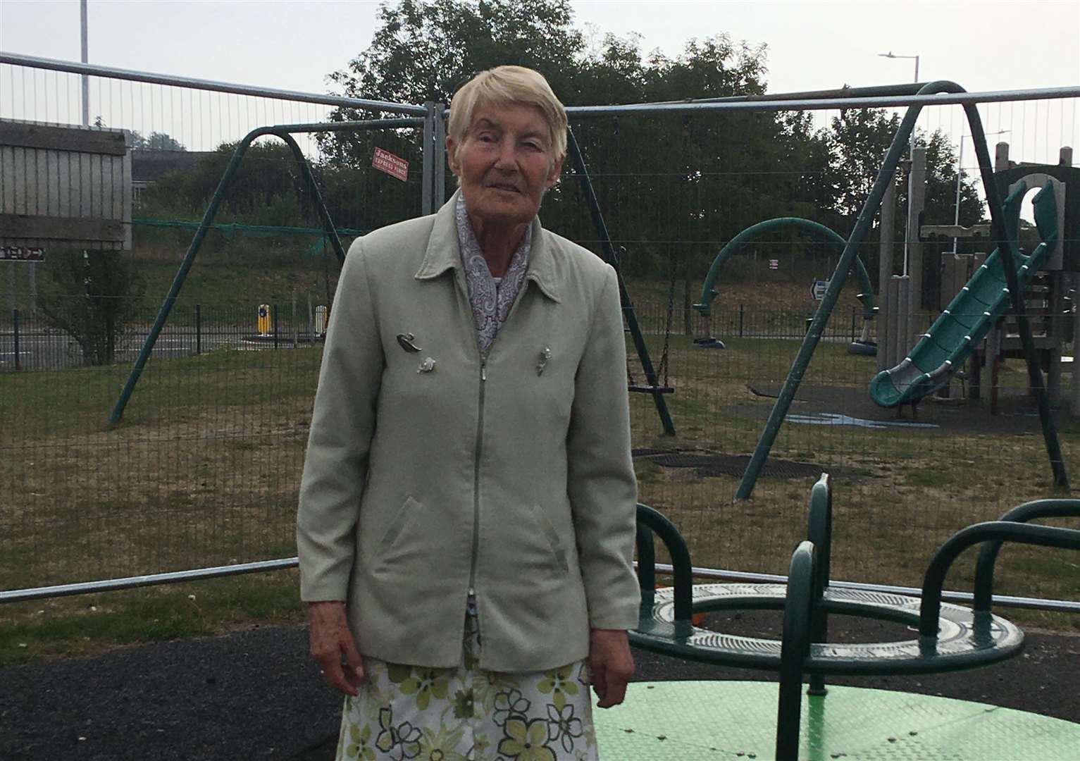 Mrs Plumley says: "Children want a play park but constantly destroy it."