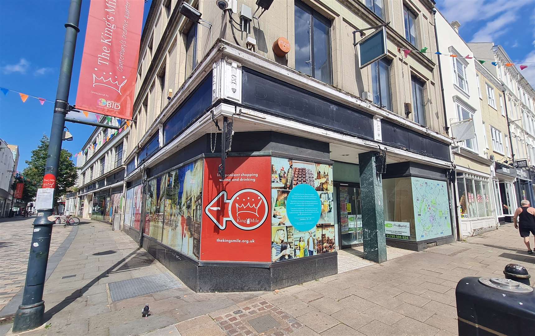 The empty former Debenhams store in Canterbury