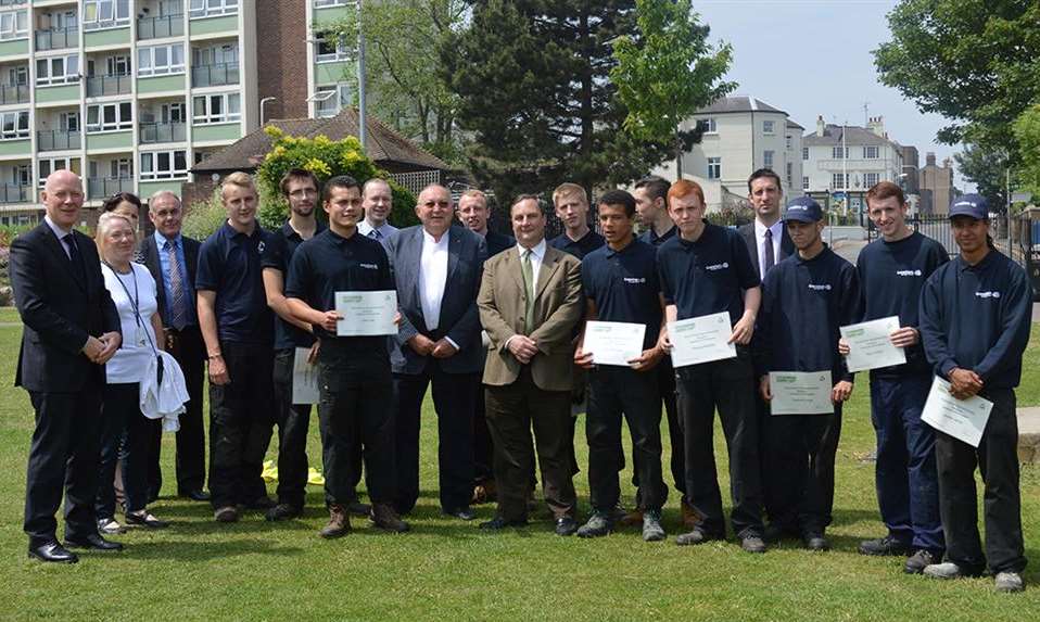 Apprentices at Gravesham council