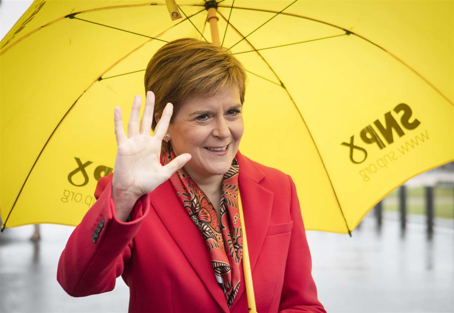 The First Minister was speaking after a pro-independence majority was confirmed (Jane Barlow/PA)