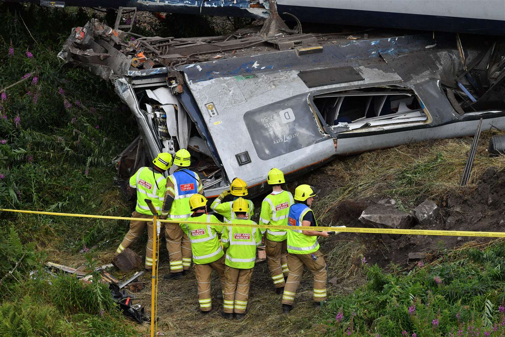 Workers have been trying to the scene safe for investigations to be carried out (Ben Birchall/PA)