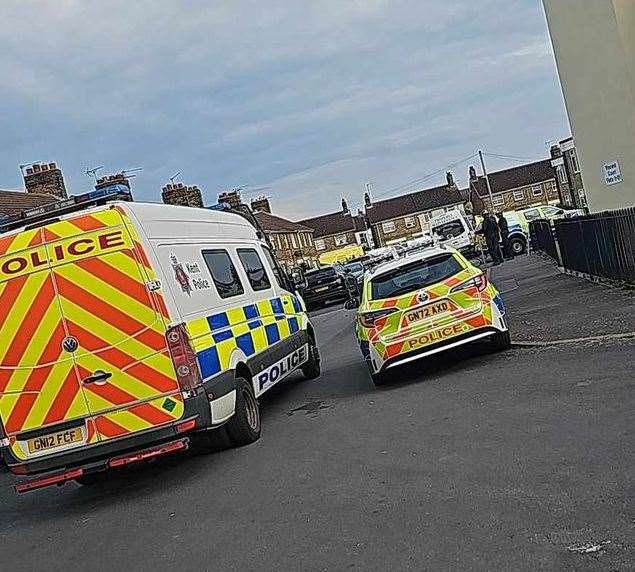 Police attended the disturbance on Vincent Garden in Sheerness