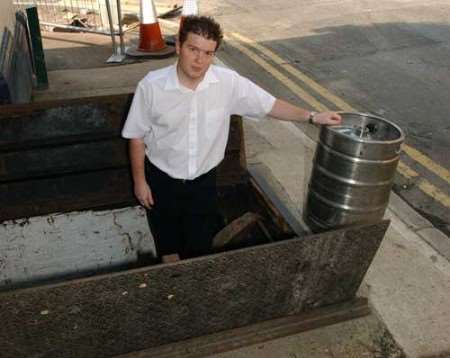 Michael Fernandez at his cellar doors. Picture: BARRY CRAYFORD